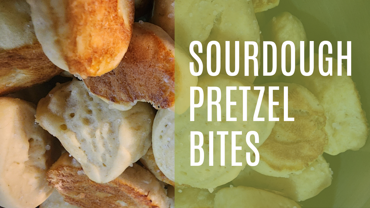 Sourdough Discard Soft Pretzel Bites